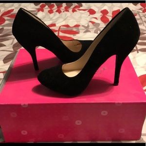Black Suede Heels